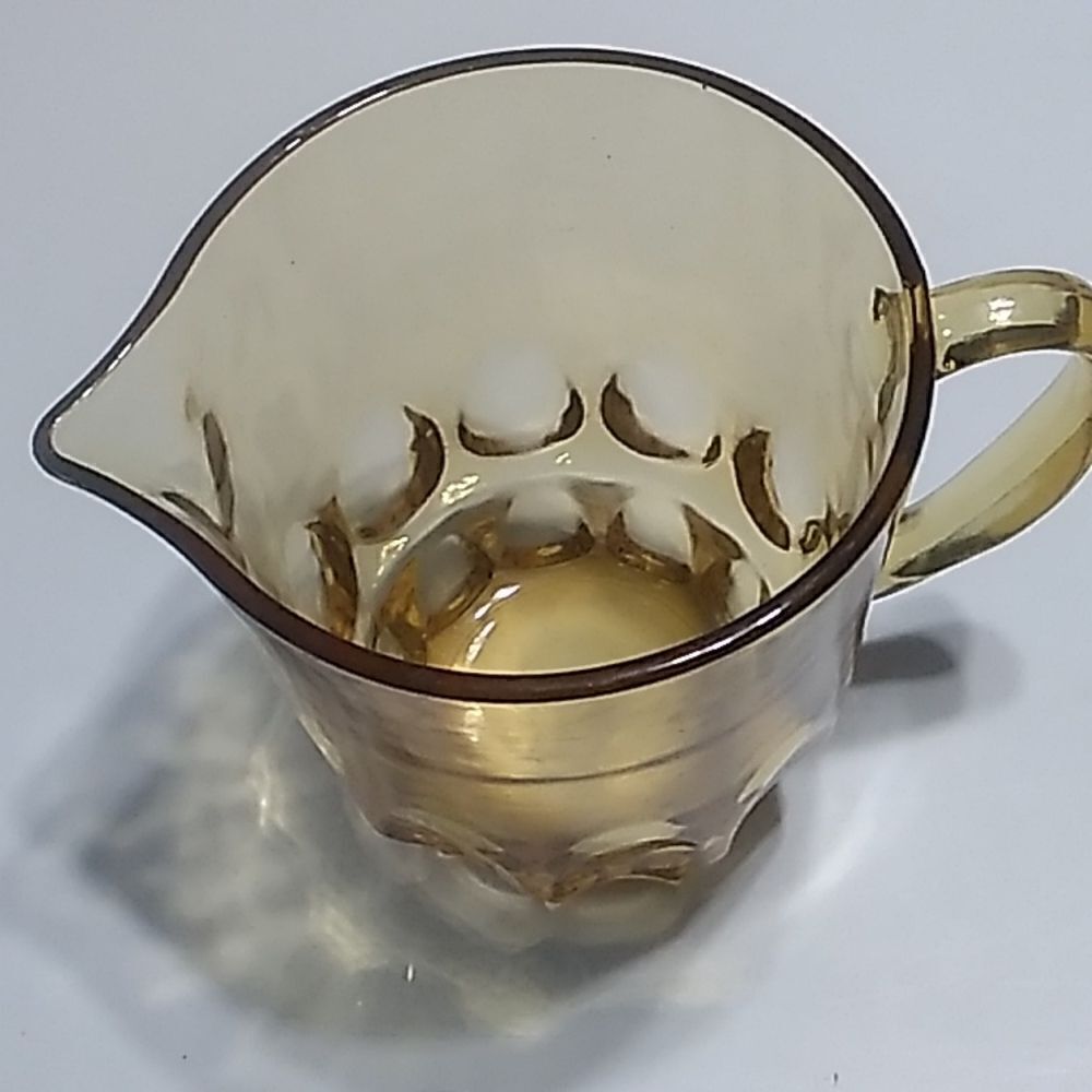 Yellow  Glass Pitcher - Picture 2 of 5